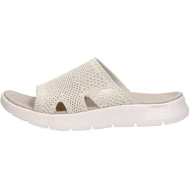 SKECHERS Damen On-The-go Walk Flex Elation Schiebe-Sandalen, Natural Textile, 40