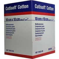 BSN Medical Cutisoft Cotton Kompressen 10x10cm 12fach