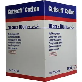 BSN Medical Cutisoft Cotton Kompressen 10x10cm 12fach