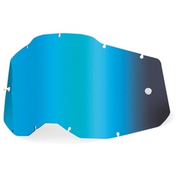 100% Motorradbrille blau