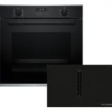 Bosch Einbau-Backofen-Set, HBG237BB3 + PVS811B16E, Einbau-Backofen, Kochfeld mit Dunstabzug (Induktion)