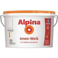 Alpina Wandfarbe Innenfarbe Innen Weiß | Für Wände und Decken | Weiss, Matt | verschiedene Grössen