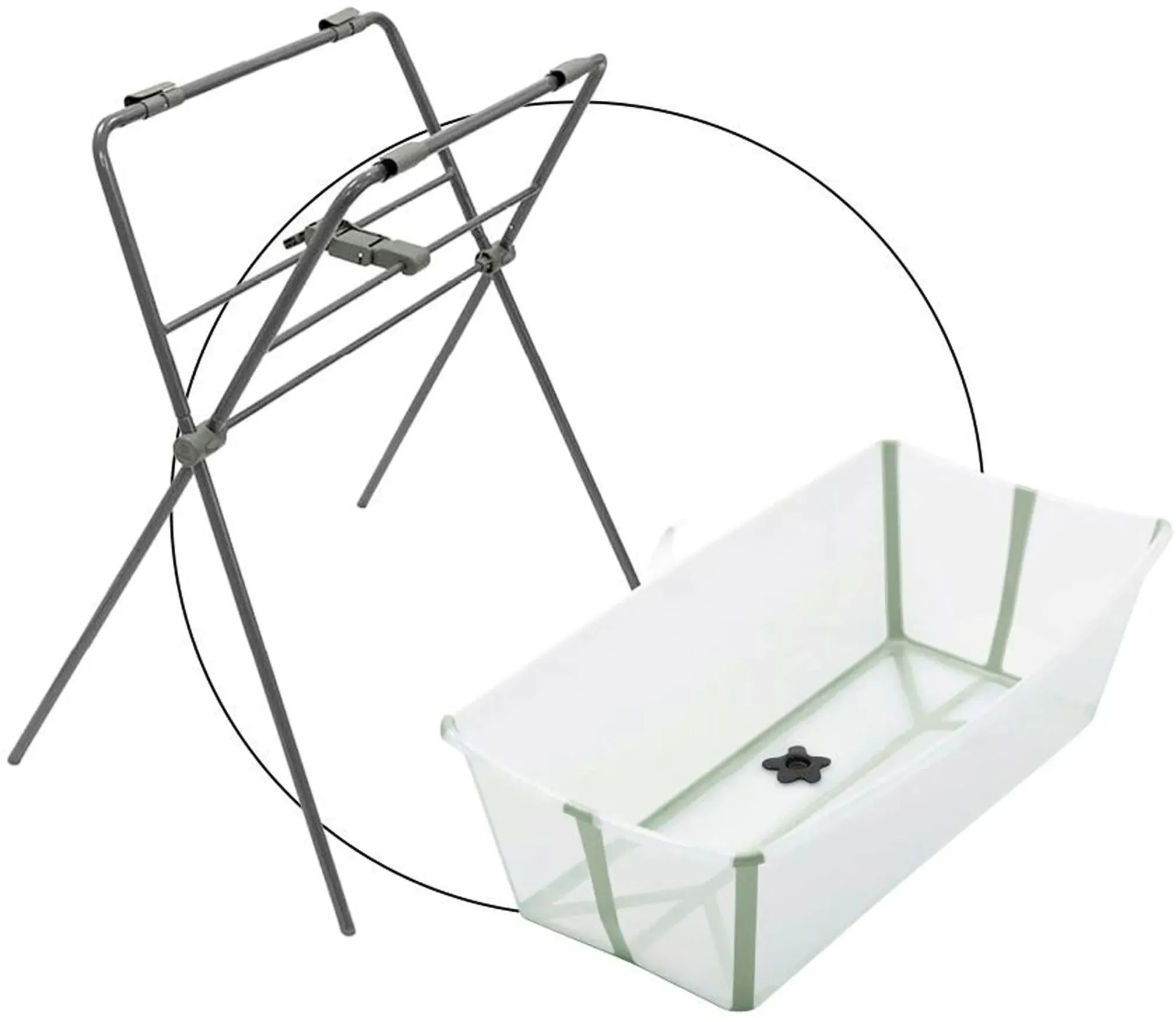 Stokke® FLEXIBATH Badewanne inkl. Badewannenständer, gruen