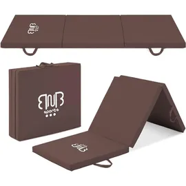 BnB sports Premium Tri-Folding Thick Gymnastic Mat & Home Sports,