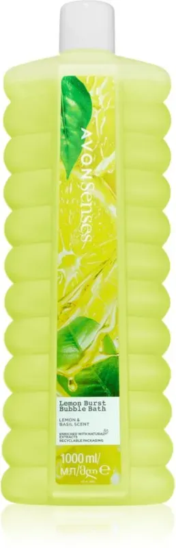Avon Senses Lemon Burst Badschaum 1000 ml