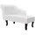 vidaXL Chaiselongue Weiß Kunstleder