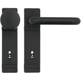 N/H Drückergarnitur Wechselgarnitur Knopf/Drücker Schwarz