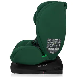 lionelo Bastiaan i-Size Kindersitz ab Geburt 0-36 kg Isofix Top Tether 360 Grad drehbar Rückwärts Vorwärts Seitenschutz 5-Punkt-Sicherheitsgurte Dri-Seat (Grünwald)