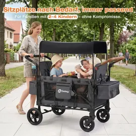 Sekey Bollerwagen faltbar schwarz