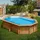 Gre Holzpool Canelle 536 x 336 x 117 cm inkl. Sandfilteranlage