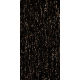 Euro Stone Bodenfliese Feinsteinzeug Travertin Gold 120 x 240 cm schwarz
