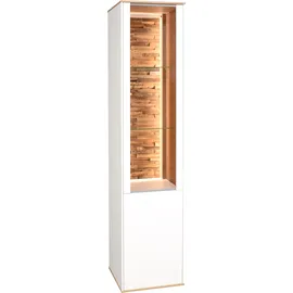 Mäusbacher Standvitrine Faro 43 x 42 x 180 cm Weiß