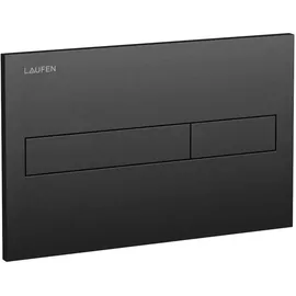 Laufen AW1 Betätigungsplatte Schwarz Matt