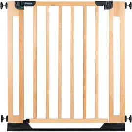hauck Treppenschutzgitter Clear Step Easyclose Eco 75-80 cm Beige
