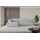altdecor Ecksofa Cord mit Schlaffunktion 2-Sitzer Grau