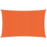 vidaXL Sonnensegel 160 g/m2 Orange 2x4,5 m HDPE