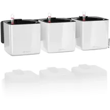 LECHUZA Green Wall Glossy Komplettset 48 x 15 x 14 cm weiß highgloss