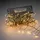 konstsmide christmas LED Lichterkette Micro Büschel 4 m Bernsteinfarben Grün