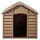 vidaXL Hundehütte 86 x 84 x 82 cm Polypropylen Braun
