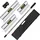 Vevor Dekorspachtel Set 25 cm / 40 cm/ 60 cm Breitspachtel, 0,89-2 m Klingenlänge Trockenbau Flächenspachtel, 0,5 mm Klingenstärke Fassadenspachtel aus Edelstahl, ergonomischer Griff Gipserspachtel