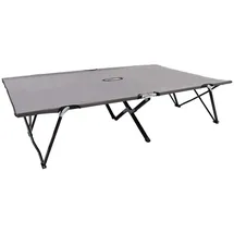furnicato Doppelliege 193 x 125 x 40 cm Grau