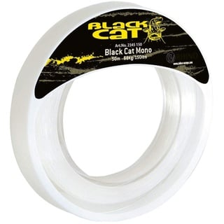 Black Cat Ø1,0mm Mono Leader 50m 54kg,120lbs, klar, 1,0 mm