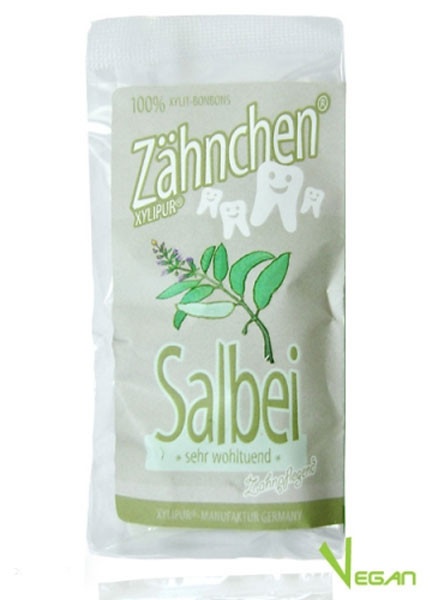 Xylitol Zähnchen® Salbei - Zahnpflege Bonbons (0.03kg)