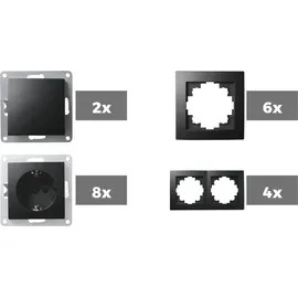 McPower Schalter Set Flair Standard 20-teilig
