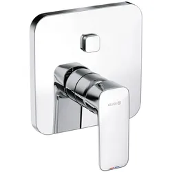 Kludi PURE&STYLE Unterputz-Wannenfüll- und Brause-Einhandmischer, Badarmaturen, chrom