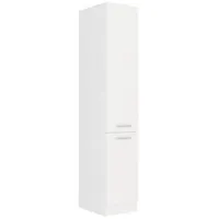 Küchen-Preisbombe Hochschrank EKO White 40 x 0 x 0 cm Weiß