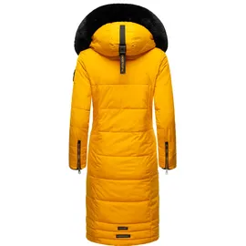 Navahoo Wintermantel Fahmiyaa gelb / schwarz XS