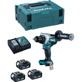 Makita DDF486RT3J inkl. 3 x 5,0 Ah + Ladegerät + Makpac