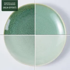 JIWOO Dessertteller Ø19,5 cm grün 4er Set