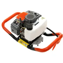 KRAFT&DELE | Erdlochbohrer, mit 4.41 kW, 8000rpm, Motor ohne Bohrkrone, Benzinmotor, Erdbohrer, Pfahlbohrer Motorerdbohrer, für saubere Bohrungen