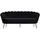 VCM ebuy24 Sofa 3 Personen velour schwarz.