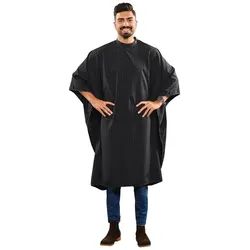 Trend-Design Mens Cape schwarz