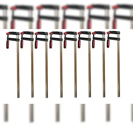 Vago-Tools 8x Profi Schraubzwinge 800x120 Zwinge Temperguß