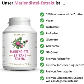 Sinoplasan Mariendistel Extrakt 500 mg Kapseln 120 St.