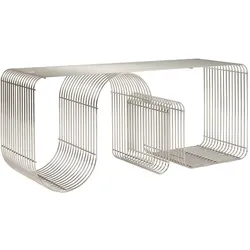 AYTM - Curva Bank Silber - 100 cm - 32 cm - 43.2 cm