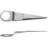 Fein Schneidmesser gerade Form Z-Biegung 60 mm 2 St.
