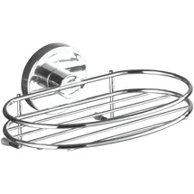 Wenko Vacuum-Loc Seifenablage Milazzo Chrom-Weiß