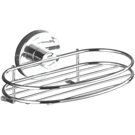 Wenko Vacuum-Loc Seifenablage Milazzo Chrom-Weiß