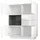 Vladon Highboard Metro 103 x 123 x 37,5 cm weiß