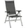MWH Das Original Kedline Multipositionssessel 62 x 67,5 x 111 cm silber/anthrazit klappbar