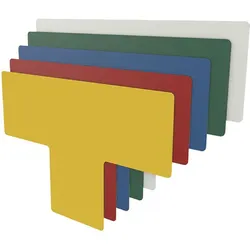 Bodenmarkierung T-Form - gelb