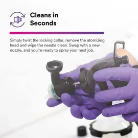 3M Performance Gravity HVLP Zerstäuberkopf-nachfüllung - Blue - One Size