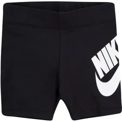 Radlerhose NIKE SPORTSWEAR "FUTURA BIKE SHORT - für Kinder", Mädchen, Gr. 4 (104), N-Gr, schwarz, Obermaterial: 94% Baumwolle, 6% Elasthan, Hosen Radlerhose, für Radsport, Fitness, Gymnastik, Leichtathletik und Turnen