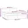 vidaXL Boxspringbett 200 x 200 cm Dunkelgrau