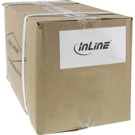 InLine 100er Bulk-Pack INLINE Patchkabel, S/FTP (PiMf), Cat.6 PVC, CCA, grau, 0,5m