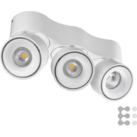 EVN Lichttechnik LED-Wand- und Deckenleuchte Glas schwenkbar mit Bewegungsmelder